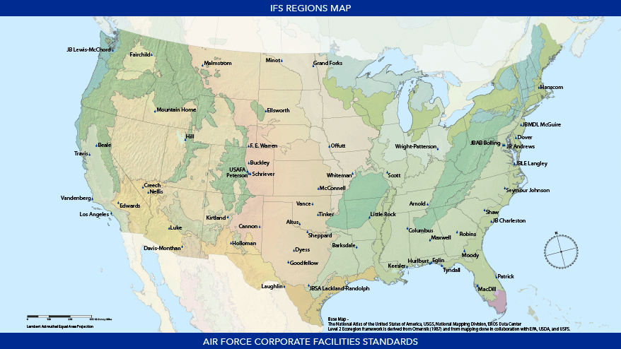 Ecoregions of the Continental United States.
